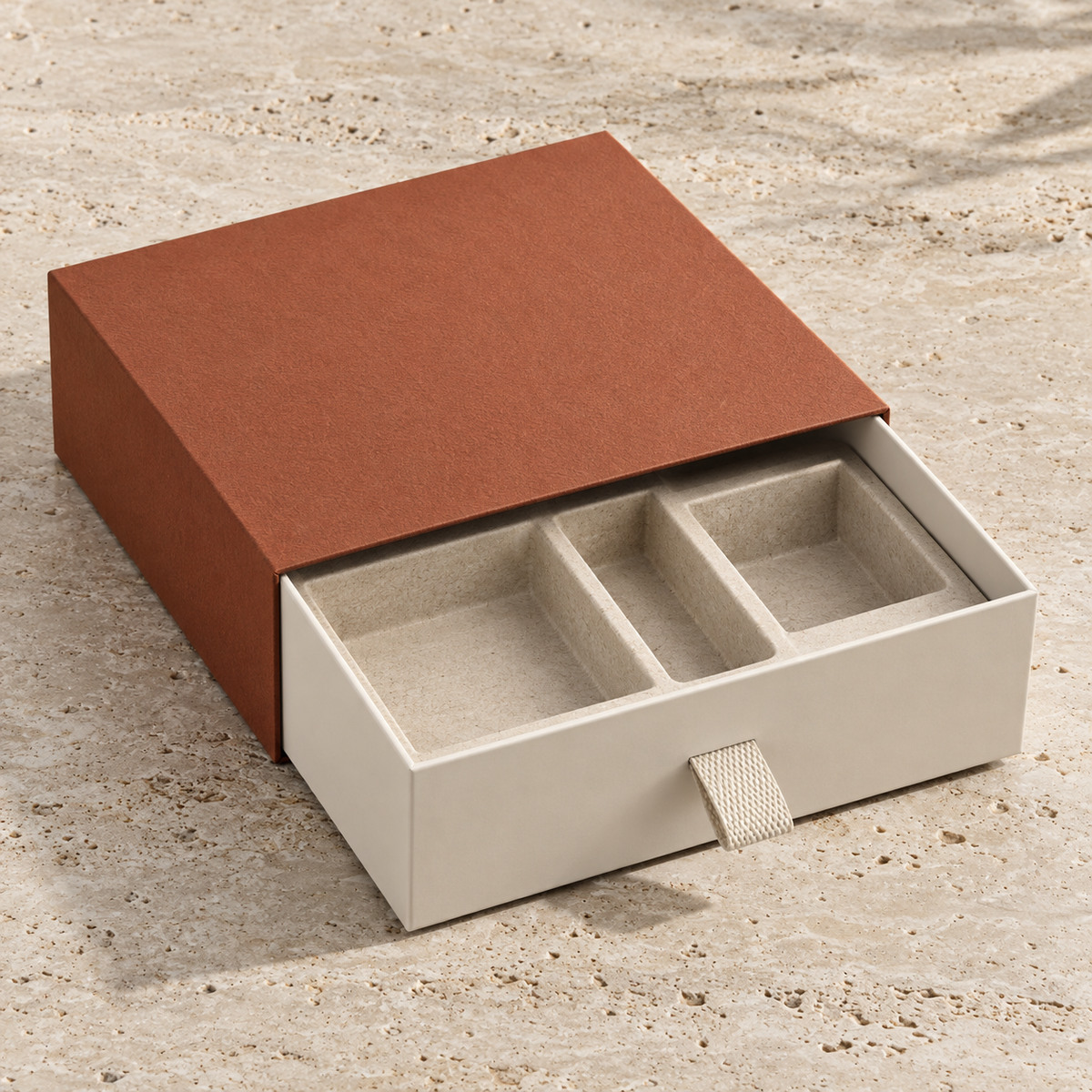 Ribbon-Pull Drawer Gift Box