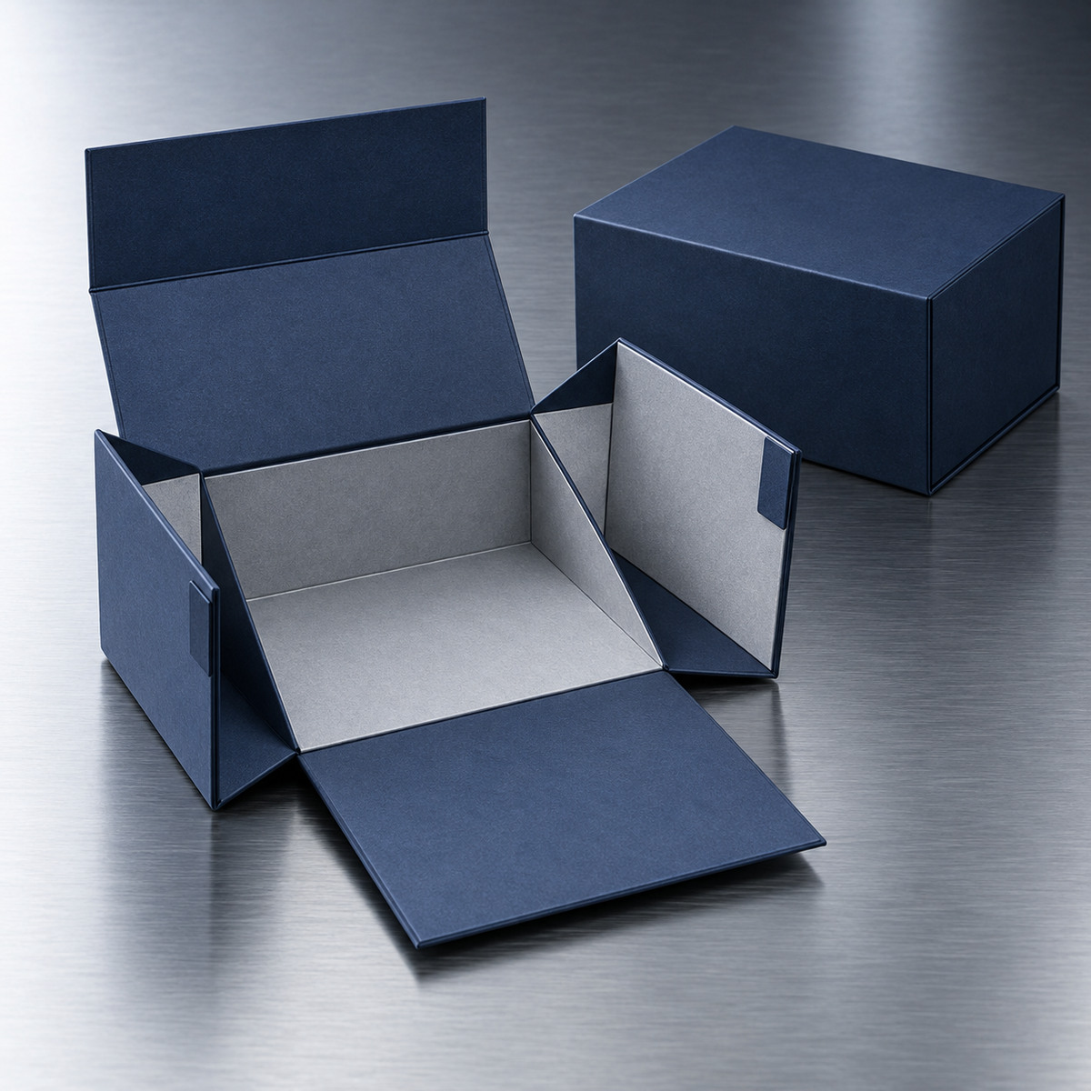 Fold-Flat Rigid Gift Box