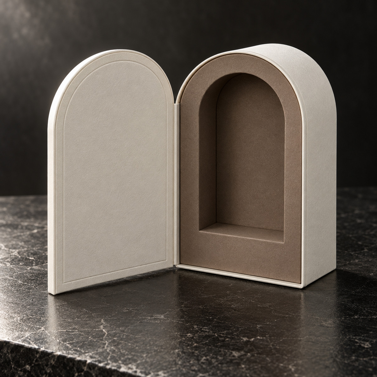 Arch-Shaped Presentation Box