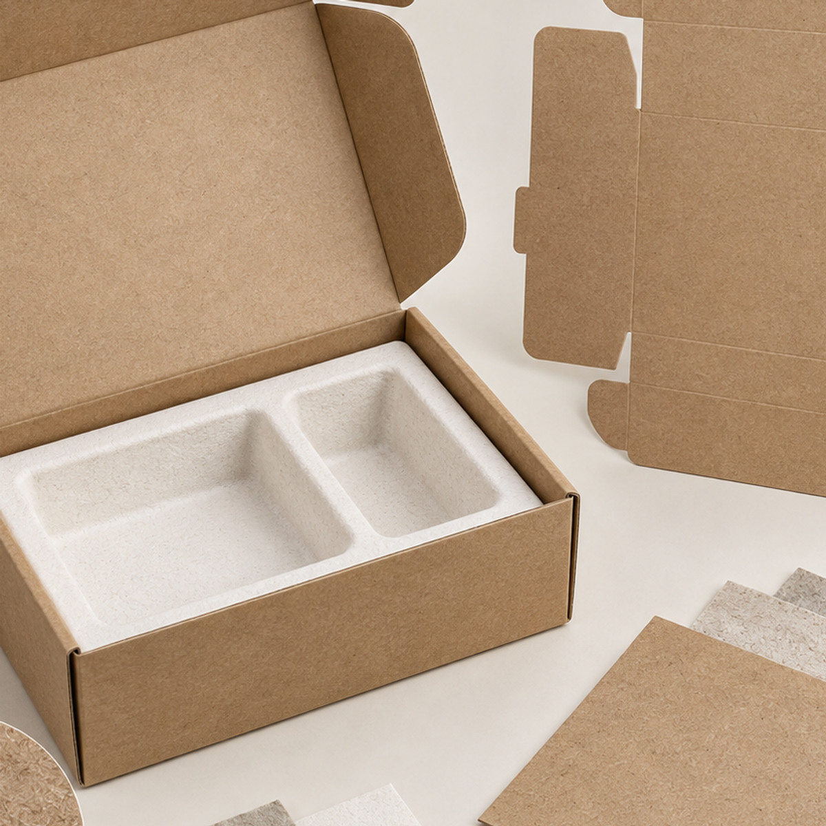 Sustainable Kraft Folding Box craftsmanship detail
