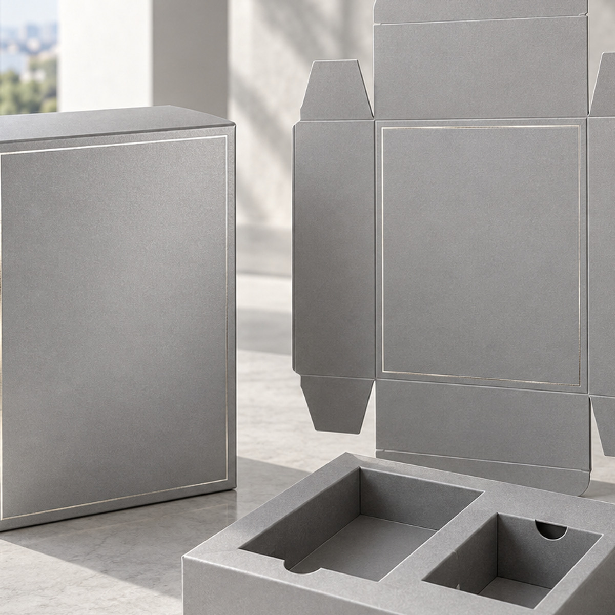 Premium Folding Carton Gift Set craftsmanship detail